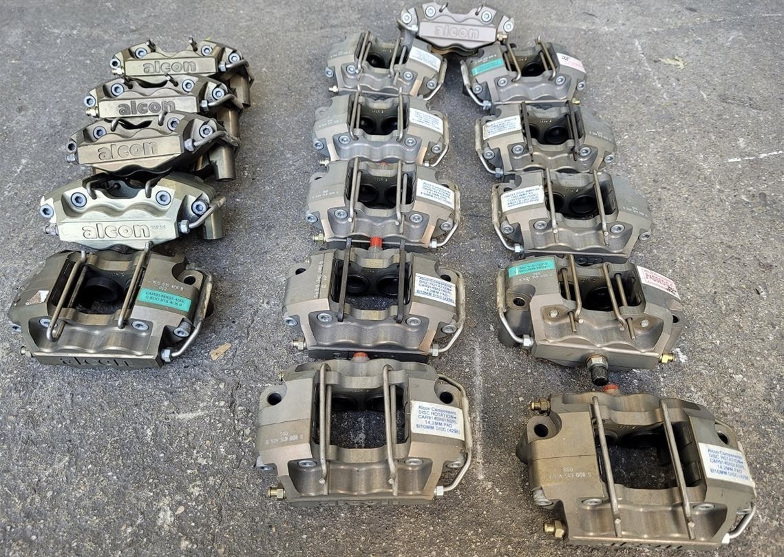 ALCON 4 pot brake calipers