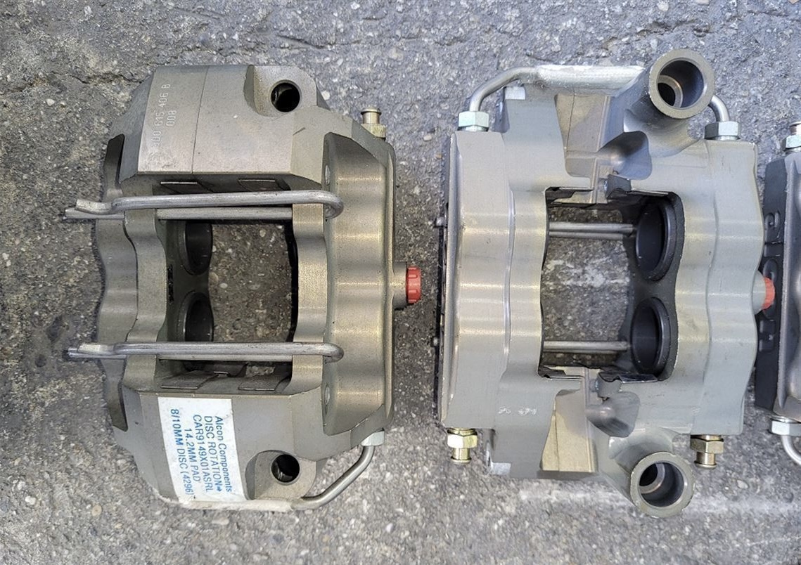ALCON 4 pot brake calipers