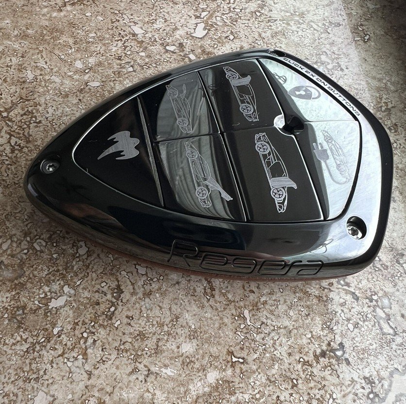 Koenigsegg Regera 7-Button Shield Smart Remote.