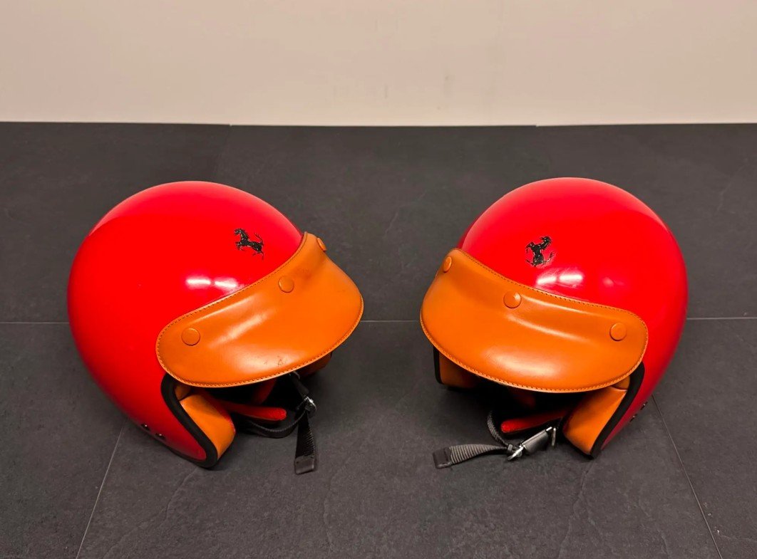 Ferrari open-face helmets