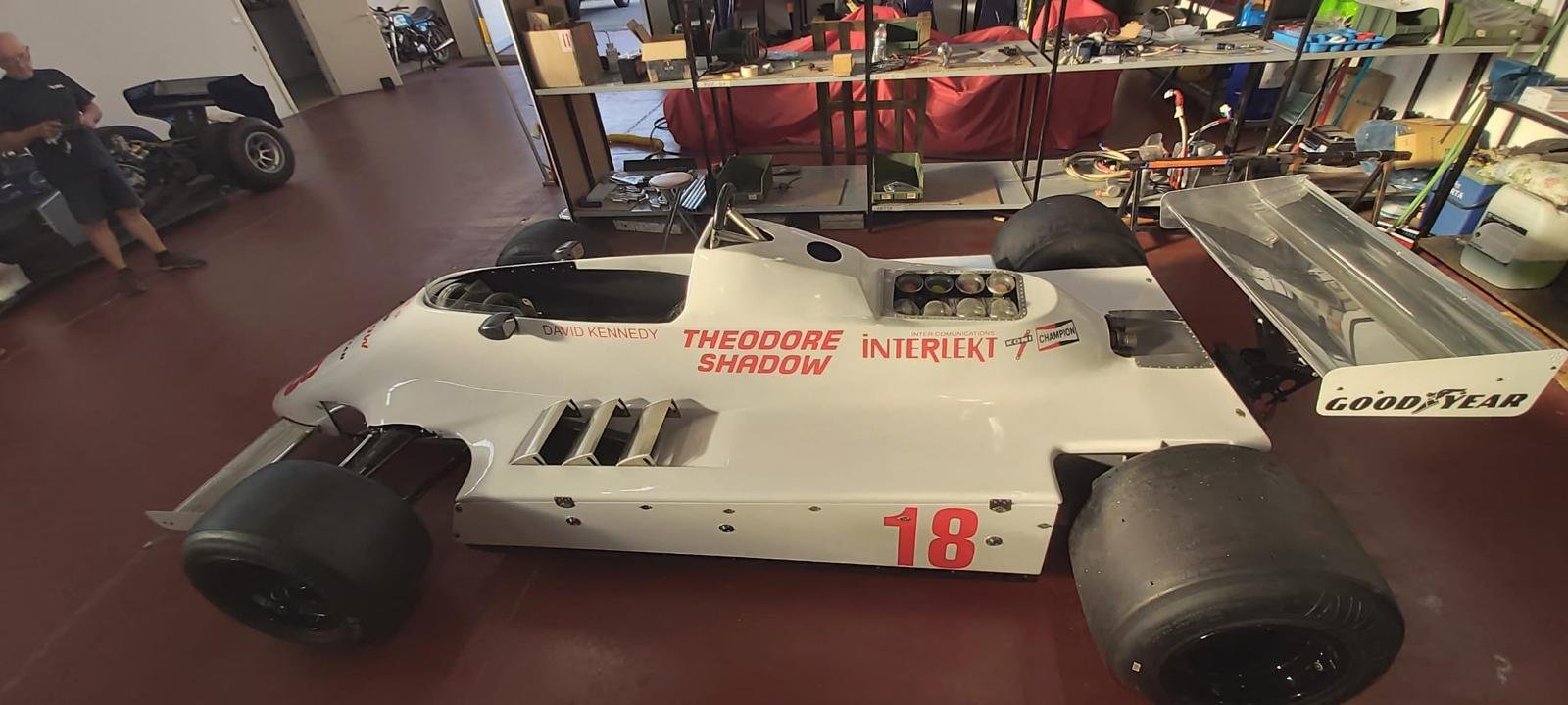 FORMULA 1 SHADOW DN12 COSWORTH DFV EX DAVID KENNEDY CON HTP FIA